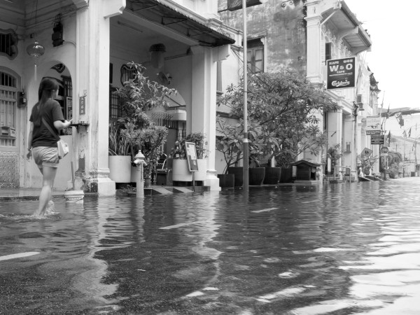 Flooding in George Town, Penang
