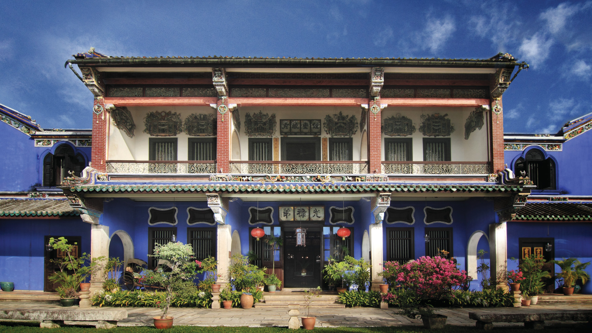 The Cheong Fatt Tze Mansion or also known as the Blue Mansion, Georgetown, Penang